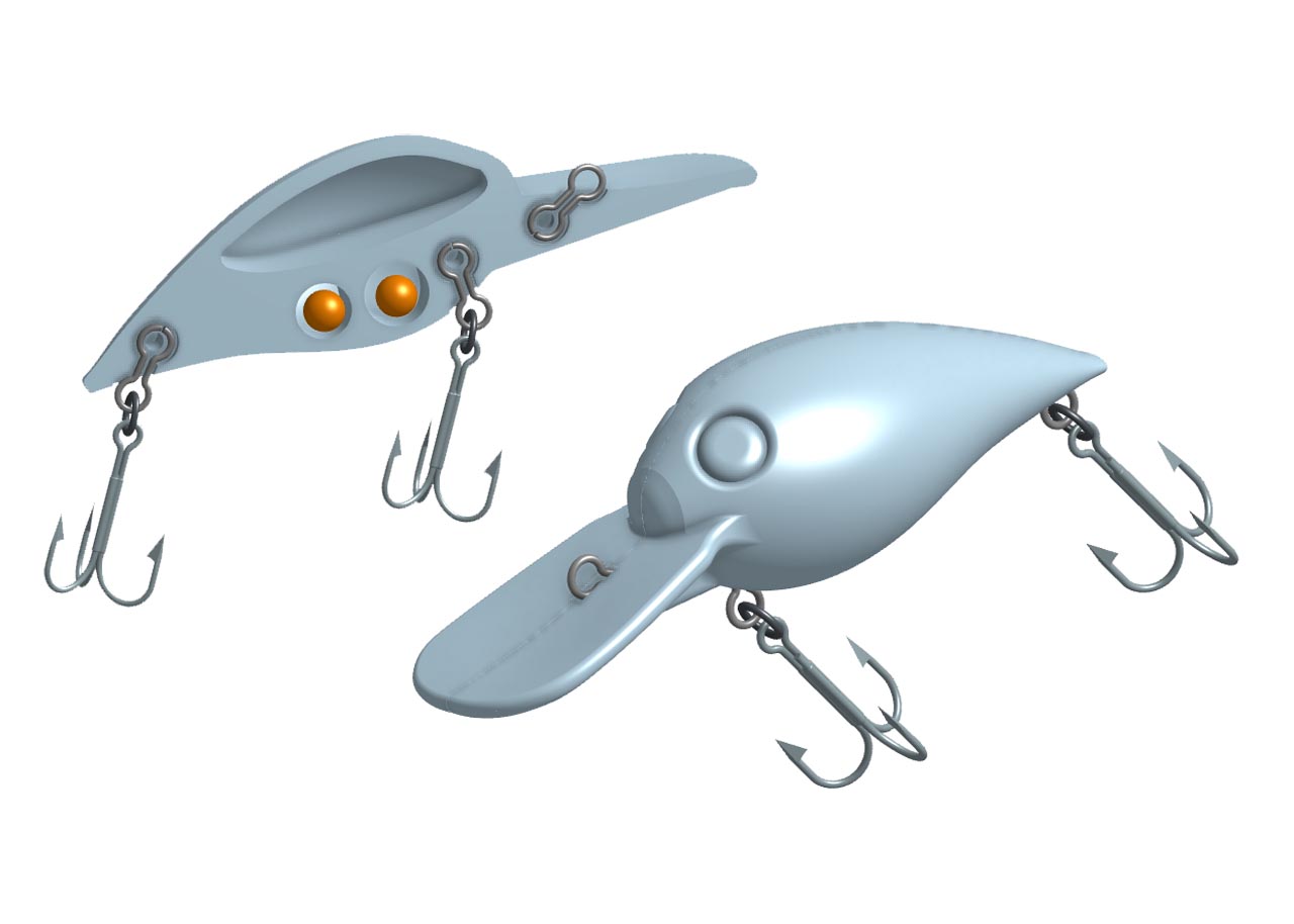 STORM LURES- ORIGINAL DEEP WIGGLE WART® 05 -TENNESSEE SHAD